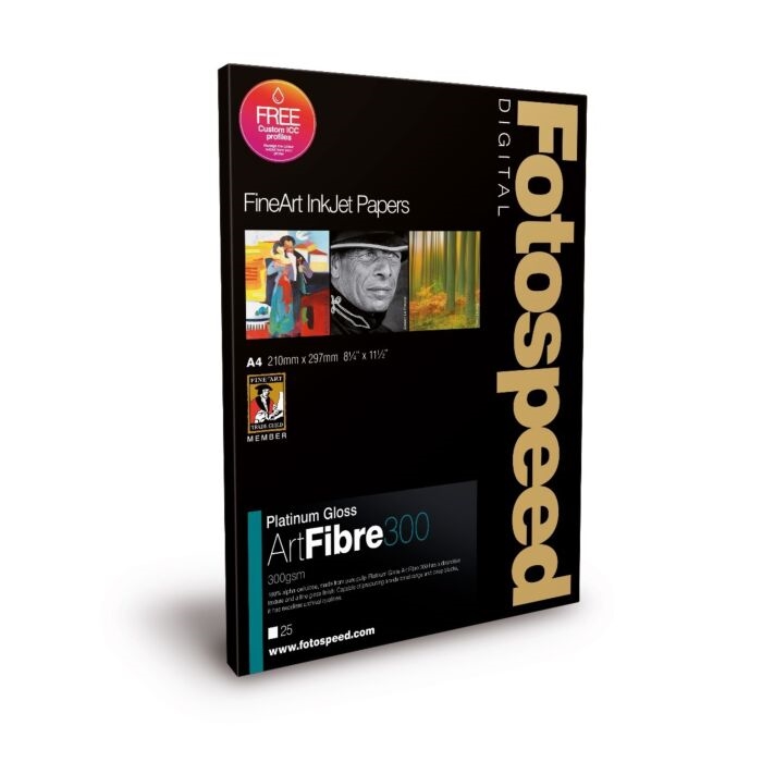 Fotospeed Platium Gloss ART FIBRE 300 g/m² - 5x5", 25 ark

Fotospeed Platium Gloss-taidekuitupaperi 300 g/m² - 5x5", 25 arkkia